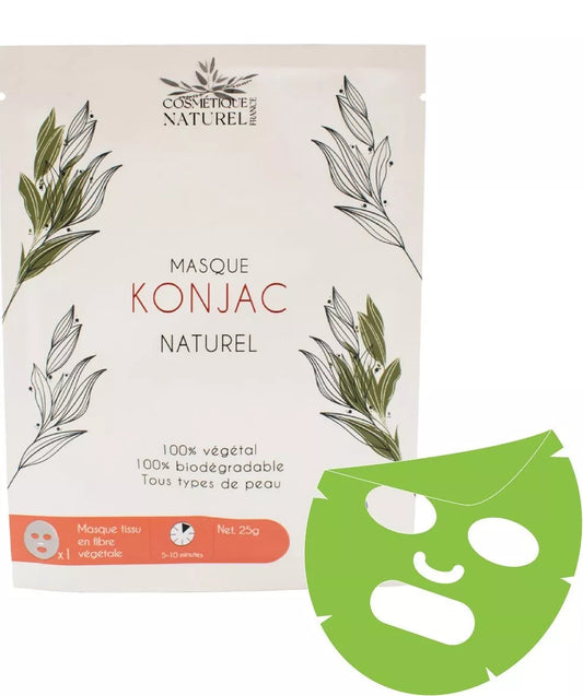 masque konjac naturel