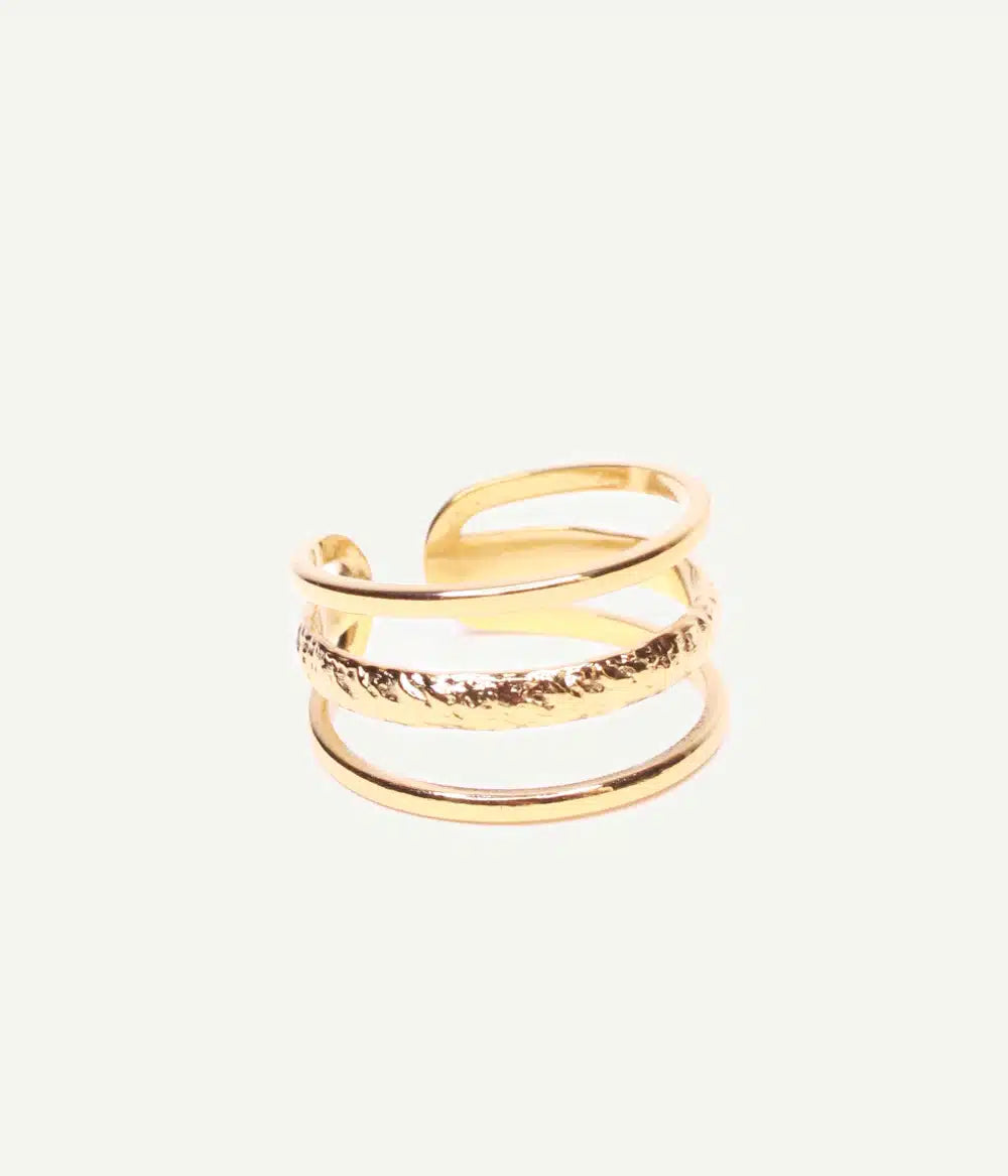 Bague à triple anneaux Garance argent ou or