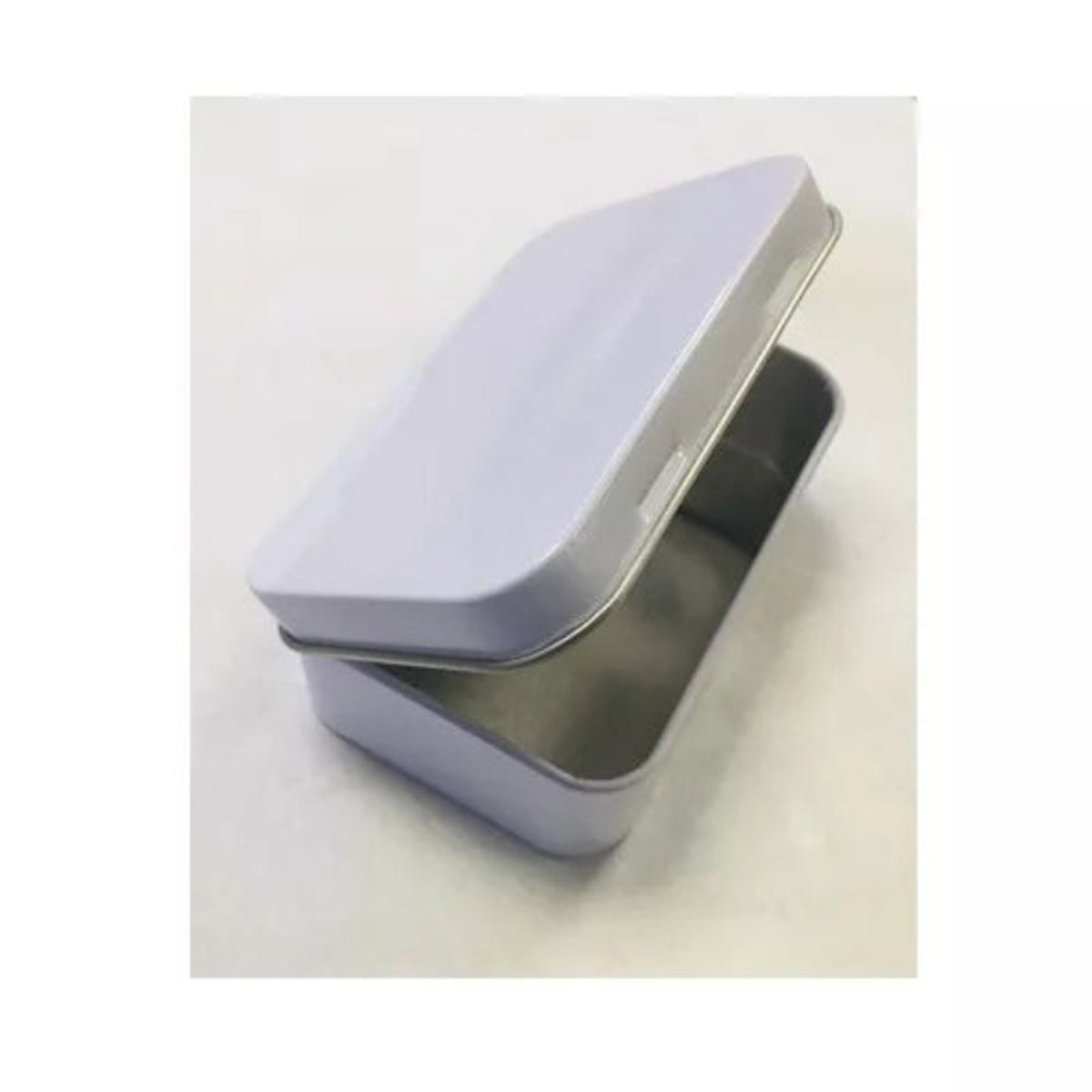 boîte à savon en métal blanc zéro déchet