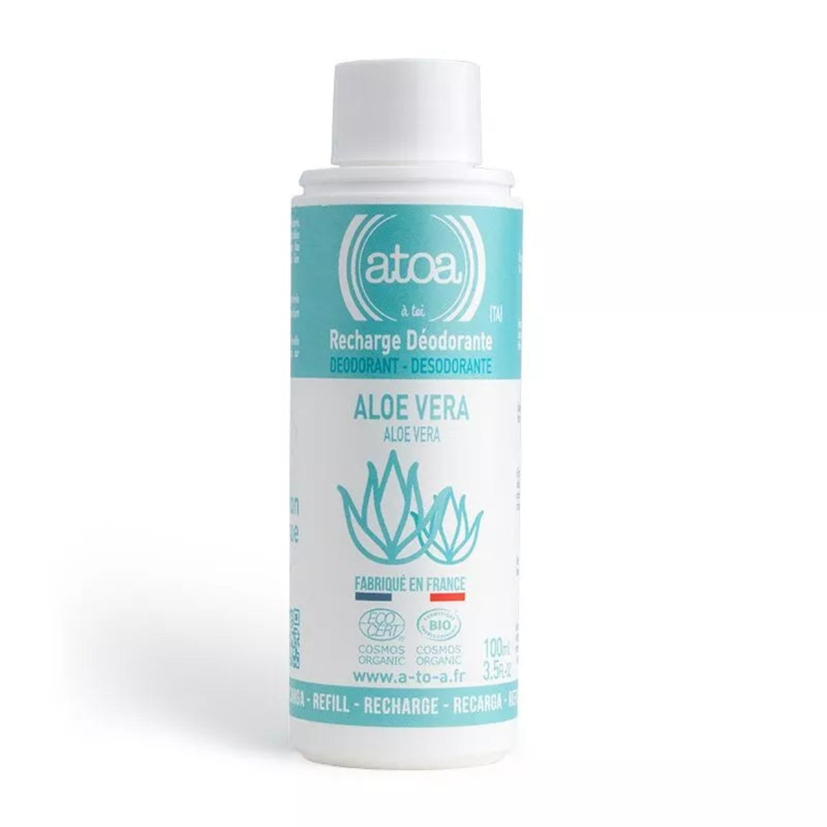 Recharge déodorant bio 100 ml avec 3 parfums – By Samana