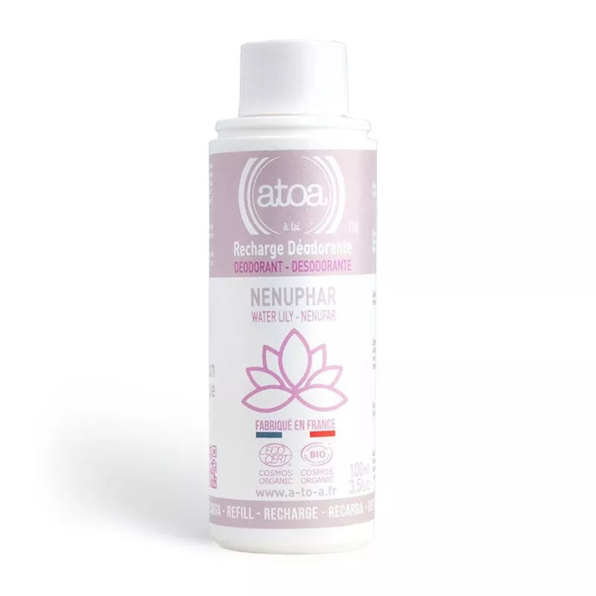 Recharge déodorant bio 100 ml avec 3 parfums – By Samana
