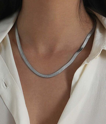 Collier chaîne Léto argent