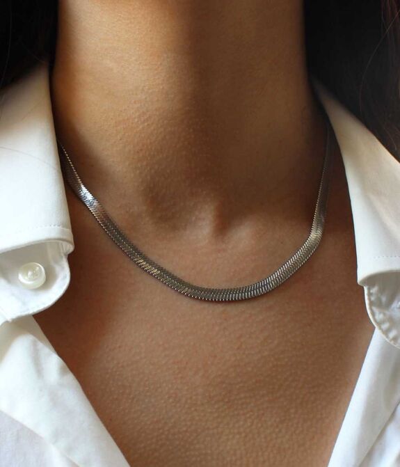 Collier chaîne Léto argent