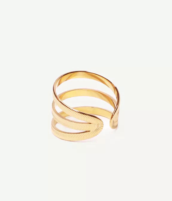 Bague triple réglable rang Bella | Bijoux faits main en France