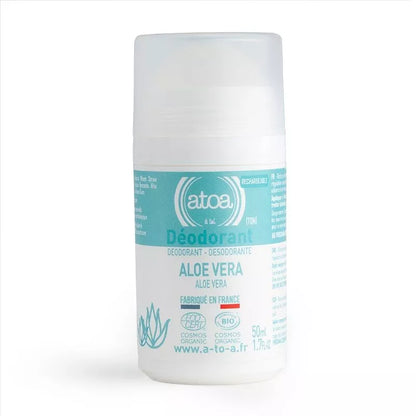 Déodorant Bio Nénuphar ou Aloe vera ou Fleur d'oranger - COSMOS ORGANIC - 50ml - RECHARGEABLE