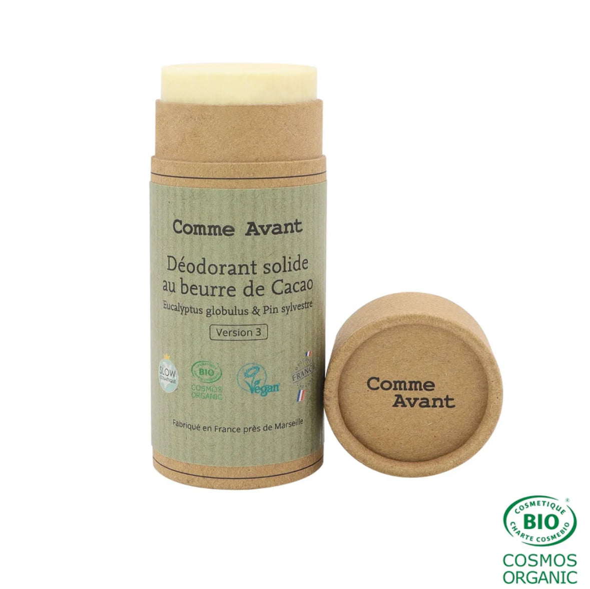 Déodorant naturel au beurre de cacao 6 parfums au choix