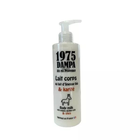 Lait corps hydratant au lait d'ânesse et karité - Dampa1975 - soin naturel corps