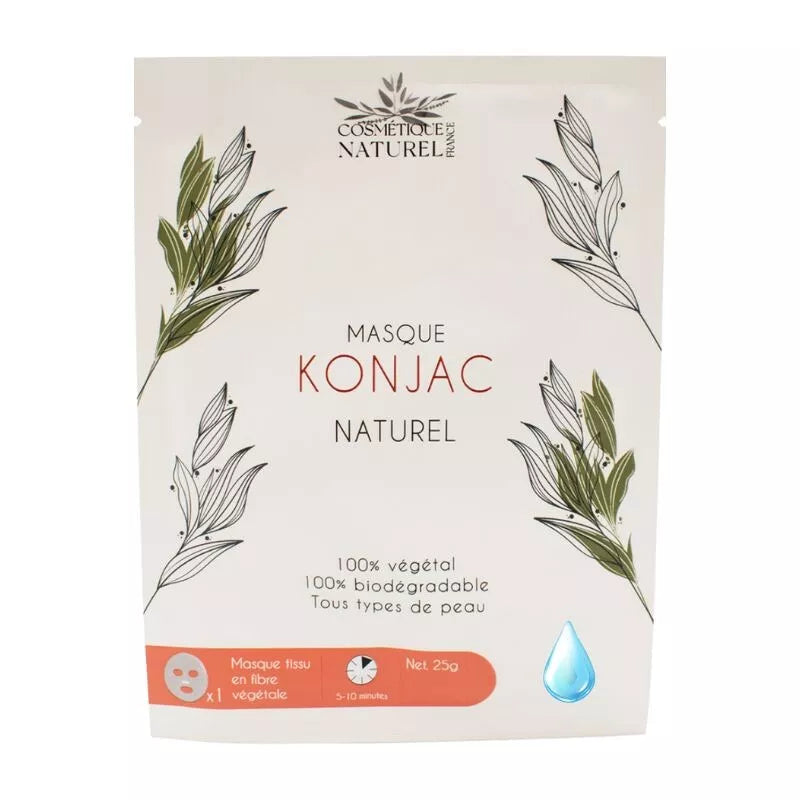 Masque Visage Konjac Naturel – Effet Lissant au Collagène